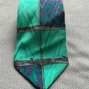 Claude Montana Vintage Silk Tie